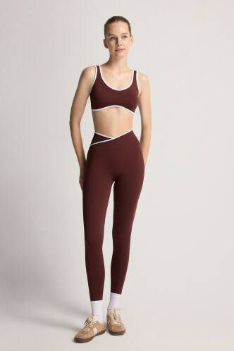 GINCHY KAHVERENGİ TAYT - Dossha